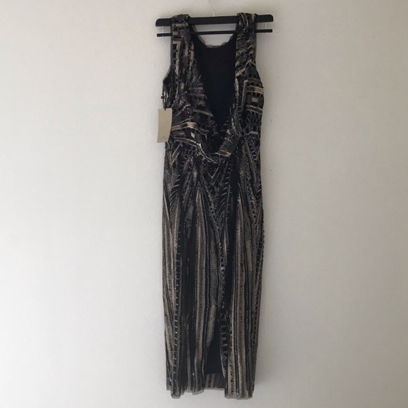 Zara Sequin Dress with open back - Picture 4 of 5